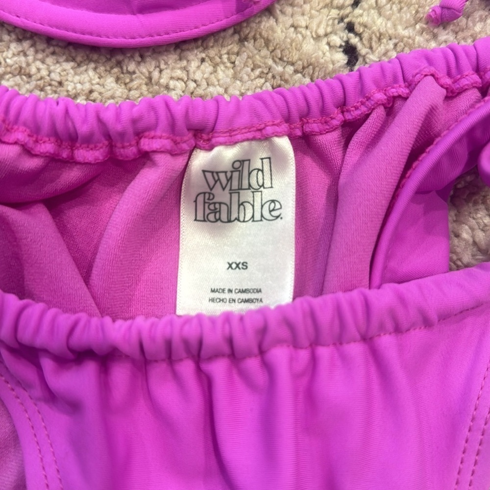 Target swimsuit new bottoms xxs top small - Picture 3 of 6